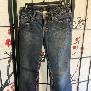 Silver Aiko Boot Cut Jeans